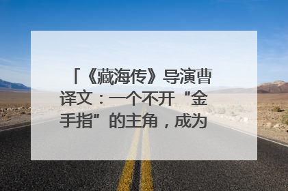 《藏海传》导演曹译文：一个不开“金手指”的主角，成为苍生守护者