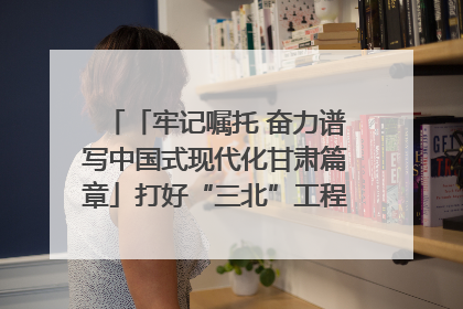 「牢记嘱托 奋力谱写中国式现代化甘肃篇章」打好“三北”工程攻坚战 筑牢国家西部生态安全屏障