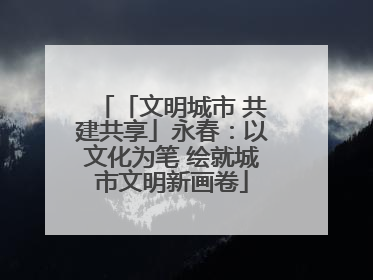 「文明城市 共建共享」永春：以文化为笔 绘就城市文明新画卷