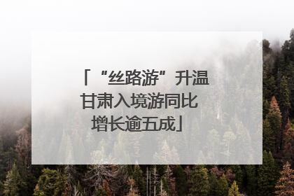 “丝路游”升温 甘肃入境游同比增长逾五成