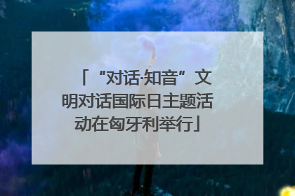 “对话·知音”文明对话国际日主题活动在匈牙利举行