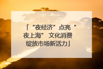 “夜经济”点亮“夜上海” 文化消费绽放市场新活力