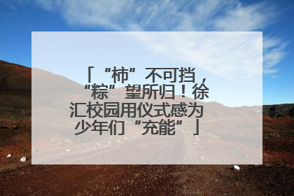 “柿”不可挡，“粽”望所归！徐汇校园用仪式感为少年们“充能”