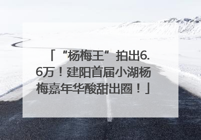 “杨梅王”拍出6.6万！建阳首届小湖杨梅嘉年华酸甜出圈！