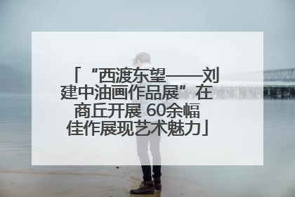 “西渡东望——刘建中油画作品展”在商丘开展 60余幅佳作展现艺术魅力