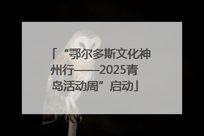 “鄂尔多斯文化神州行——2025青岛活动周”启动