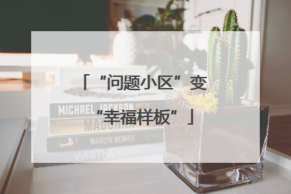 “问题小区”变“幸福样板”