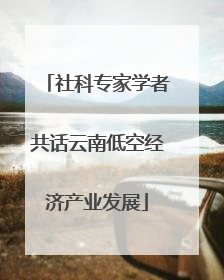 社科专家学者共话云南低空经济产业发展