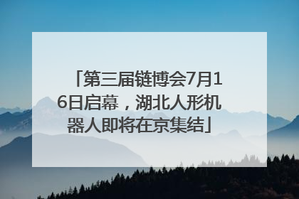第三届链博会7月16日启幕，湖北人形机器人即将在京集结