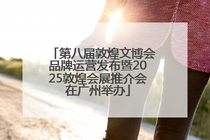 第八届敦煌文博会品牌运营发布暨2025敦煌会展推介会在广州举办