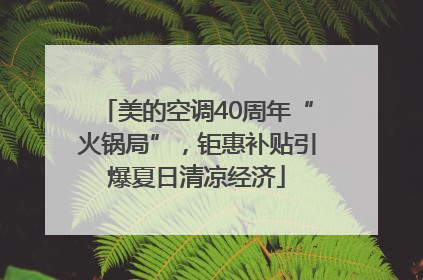 美的空调40周年“火锅局”，钜惠补贴引爆夏日清凉经济
