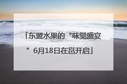 东盟水果的“味觉盛宴”6月18日在邕开启