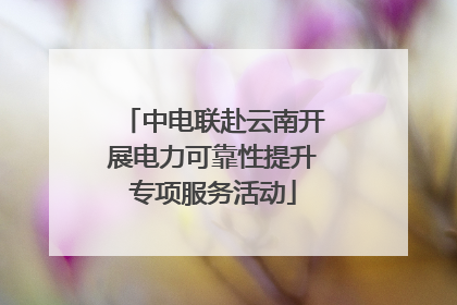 中电联赴云南开展电力可靠性提升专项服务活动