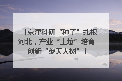京津科研“种子”扎根河北，产业“土壤”培育创新“参天大树”
