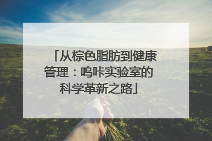 从棕色脂肪到健康管理：呜咔实验室的科学革新之路