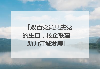 双百党员共庆党的生日，校企联建助力江城发展