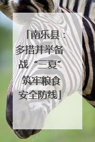 南乐县：多措并举备战“三夏” 筑牢粮食安全防线