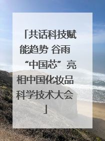 共话科技赋能趋势 谷雨“中国芯”亮相中国化妆品科学技术大会