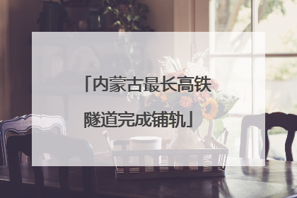 内蒙古最长高铁隧道完成铺轨