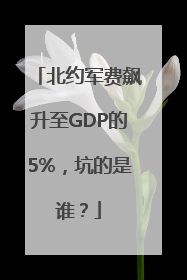 北约军费飙升至GDP的5%，坑的是谁？