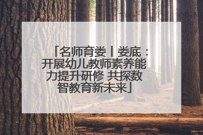 名师育娄丨娄底：开展幼儿教师素养能力提升研修 共探数智教育新未来