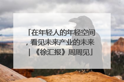 在年轻人的年轻空间，看见未来产业的未来｜《徐汇报》周周见