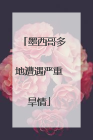 墨西哥多地遭遇严重旱情