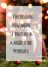 好客山东 首站威海丨我市迎来入境游主题考察团