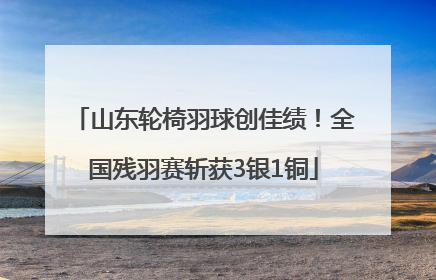 山东轮椅羽球创佳绩！全国残羽赛斩获3银1铜