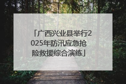 广西兴业县举行2025年防汛应急抢险救援综合演练