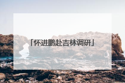怀进鹏赴吉林调研