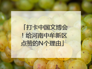 打卡中国文博会！给河南中牟新区点赞的N个理由