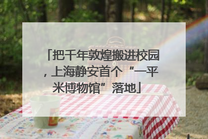 把千年敦煌搬进校园，上海静安首个“一平米博物馆”落地