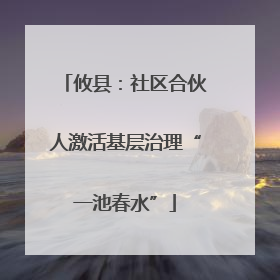 攸县：社区合伙人激活基层治理“一池春水”
