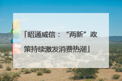 昭通威信：“两新”政策持续激发消费热潮