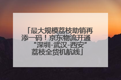 最大规模荔枝助销再添一码！京东物流开通“深圳-武汉-西安” 荔枝全货机航线