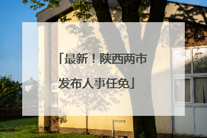 最新！陕西两市发布人事任免