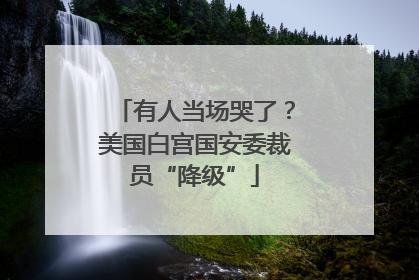 有人当场哭了？美国白宫国安委裁员“降级”