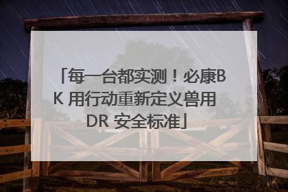 每一台都实测！必康BK 用行动重新定义兽用 DR 安全标准