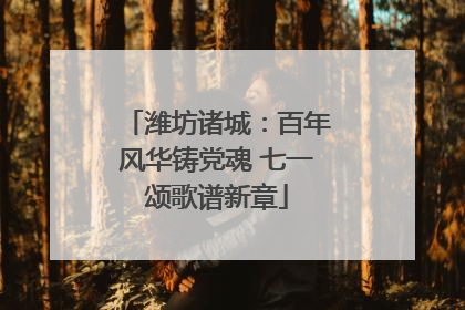 潍坊诸城：百年风华铸党魂 七一颂歌谱新章