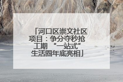 河口区崇文社区项目：争分夺秒抢工期 “一站式”生活圈年底亮相