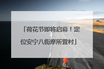 荷花节即将启幕！定位安宁八街摩所营村