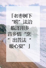 老枣树下“唠”法治 临泽用乡音乡情“烹”出普法“暖心宴”