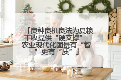 良种良机良法为夏粮丰收提供“硬支撑” 农业现代化图景有“智”更有“质”