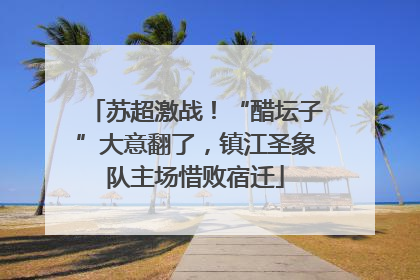 苏超激战！“醋坛子”大意翻了，镇江圣象队主场惜败宿迁