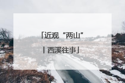 近观“两山”丨西溪往事