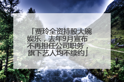 贾玲全资持股大碗娱乐，去年9月宣布不再担任公司职务，旗下艺人均不续约