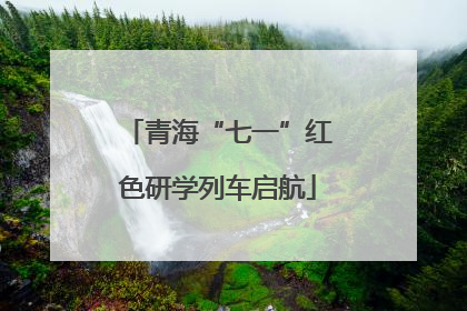青海“七一”红色研学列车启航