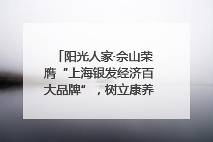 阳光人家·佘山荣膺“上海银发经济百大品牌”，树立康养行业新标杆