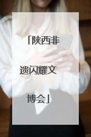 陕西非遗闪耀文博会